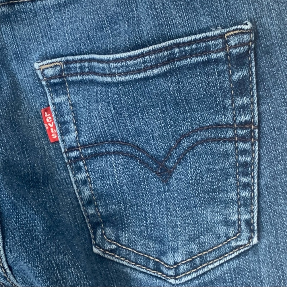 LEVI’S 511 Boys Slim Stretch Straight Leg Jeans Denim Size 10 - Picture 11 of 15